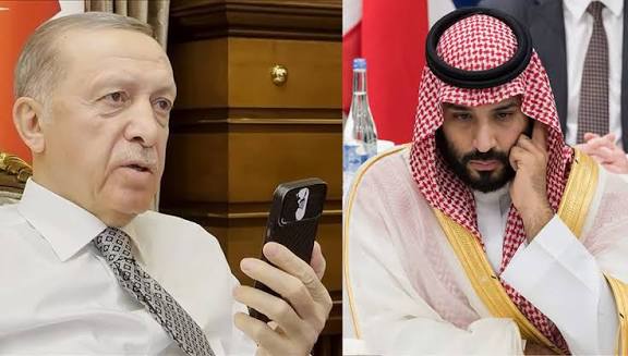 أردوغان يؤكد لولي العهد السعودي تعزيز التعاون الثنائي ودعم وحدة اليمن والصومال